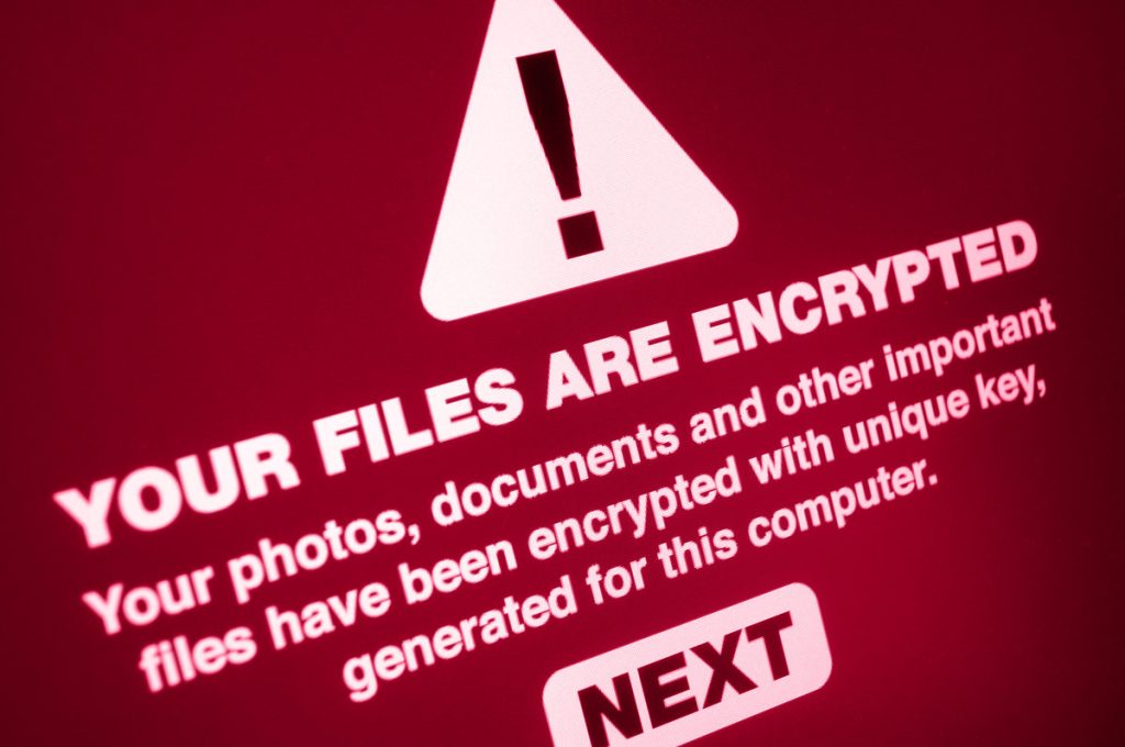 Ransomware warning from cybercriminals